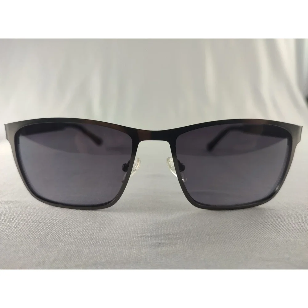 Kenneth Cole Reaction KC1329 09B Men's Sunglasses Gunmetal Rectangle 57mm NWT